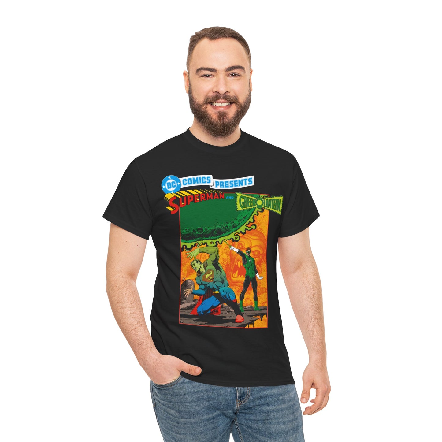 DC Comics Presents #26 T-Shirt - Jim Starlin Art - Superman & Green Lantern Team-Up - DC Comics