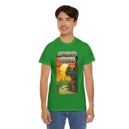 Swamp Thing T-Shirt - Paris Cullins & Pat Broderick Unreleased Cover Art - DC Comics Vertigo
