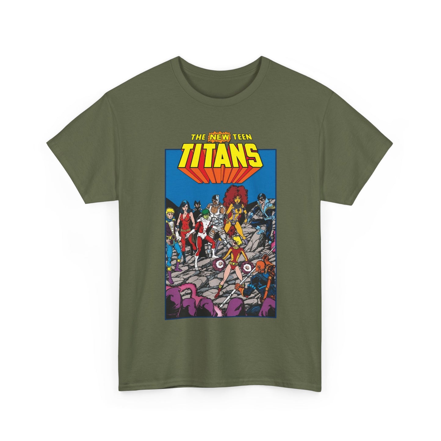 New Teen Titans T-Shirt - George Perez Art - Judas Contract - Tales of the Teen Titans Annual #3 Cover Art - DC Comics