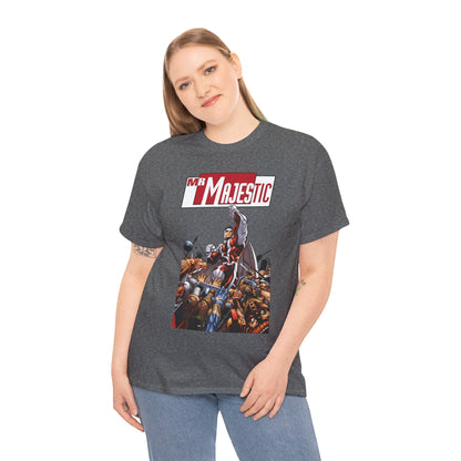 Mr. Majestic T-Shirt - Ed McGuiness Art - Flying Above His Attackers - DC/Wildstorm Comics