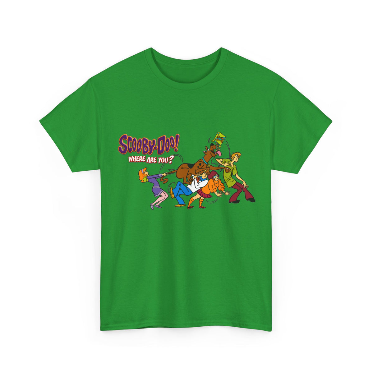 Scooby Doo, Where Are You? T-Shirt - Hanna-Barbera Art - Shaggy, Velma, Fred, Daphne - Mystery, Inc