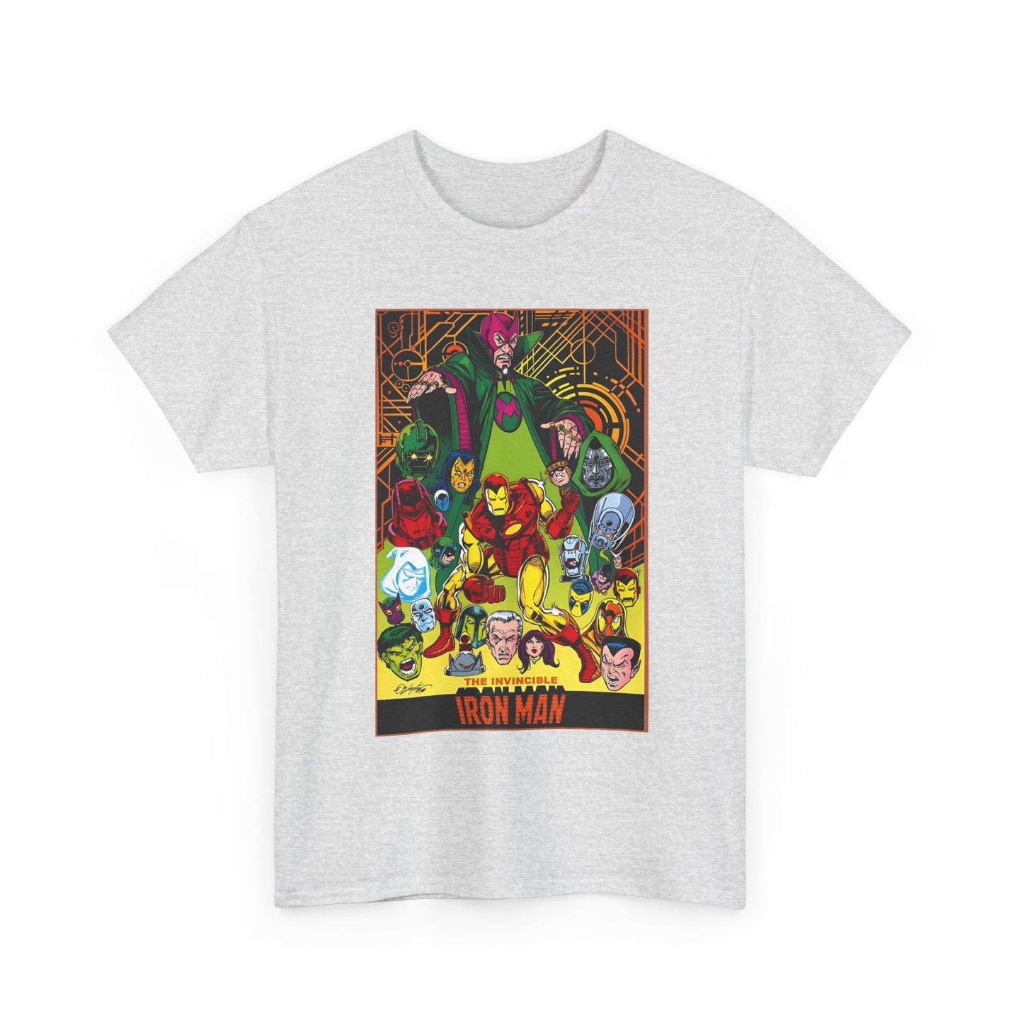 Iron Man T-Shirt - Bob Layton Art - Tony Stark - Ultron, Doctor Doom, The Mandarin, The Beetle - Marvel Comics