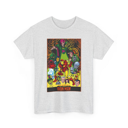 Iron Man T-Shirt - Bob Layton Art - Tony Stark - Ultron, Doctor Doom, The Mandarin, The Beetle - Marvel Comics