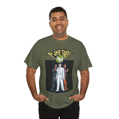 Planetary T-Shirt -  - John Cassaday Art - The Drummer, Jakita Wagner & Elijah Snow - DC Comics/Wildstorm