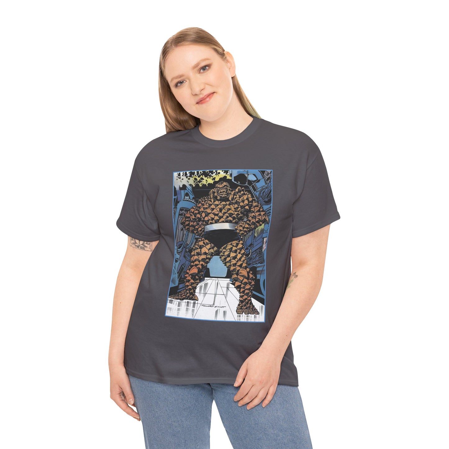 The Thing T-Shirt - Keith Pollard Art - Fantastic Four Pin-Up - Marvel Comics