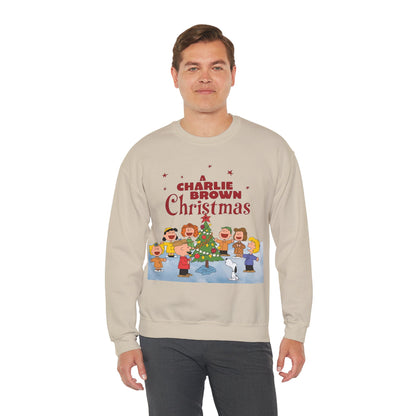 A Charlie Brown Christmas Crewneck Sweatshirt - Snoopy, Lucy, Linus, Sally, Schroeder
