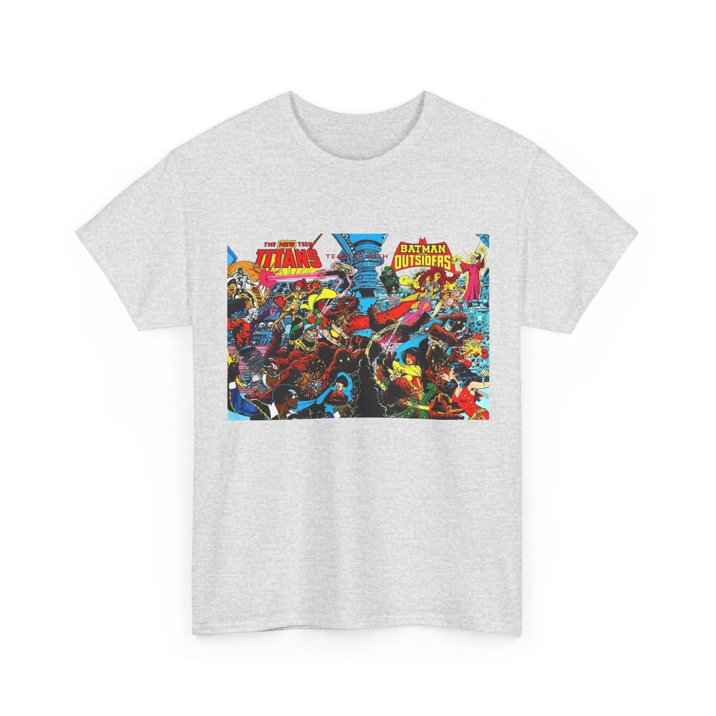 New Teen Titans & Batman and the Outsiders T-Shirt - George Perez & Jim Aparo Art - DC Comics