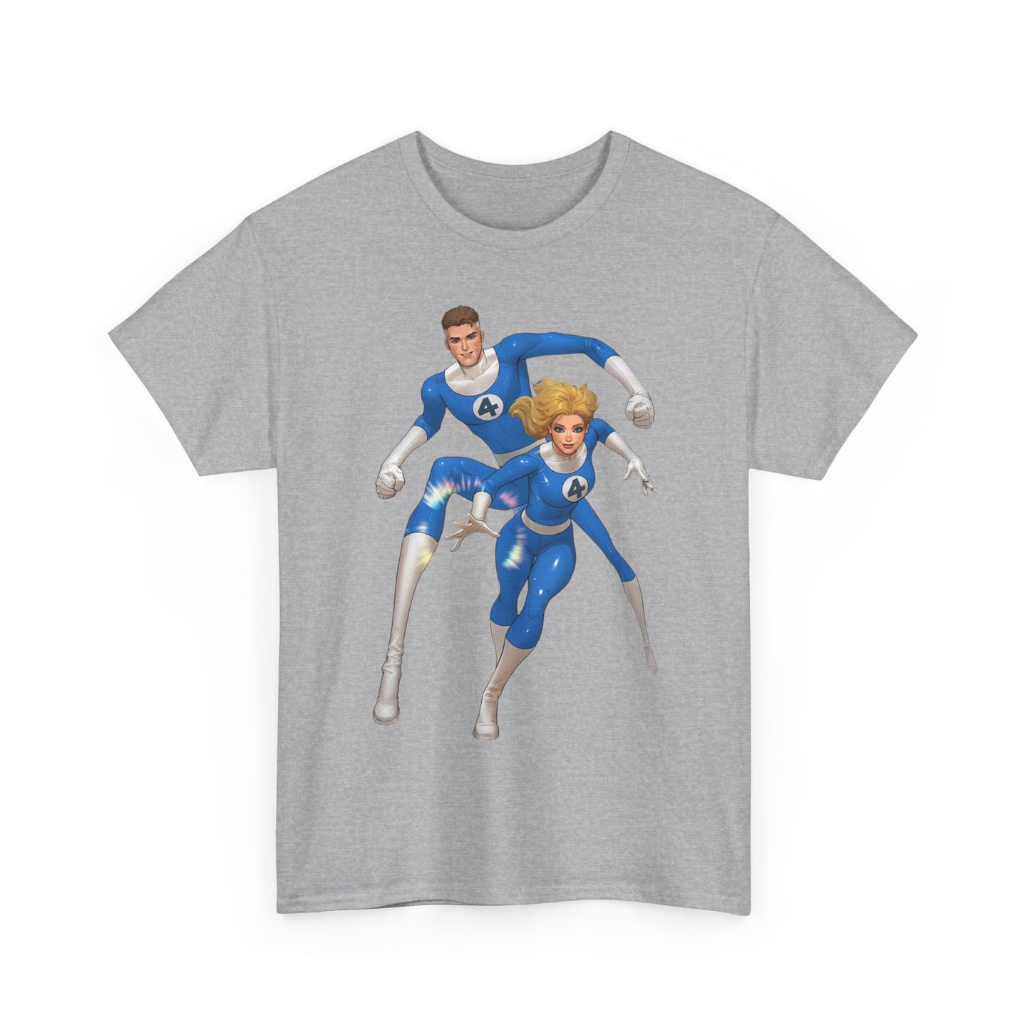 Mr. Fantastic & Invisible Woman T-Shirt - David Nakayama Art - Fantastic Four - Marvel Comics