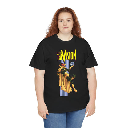 Vision T-Shirt - George Perez Art - Built by Ultron - Avengers Member - Marvel Comics