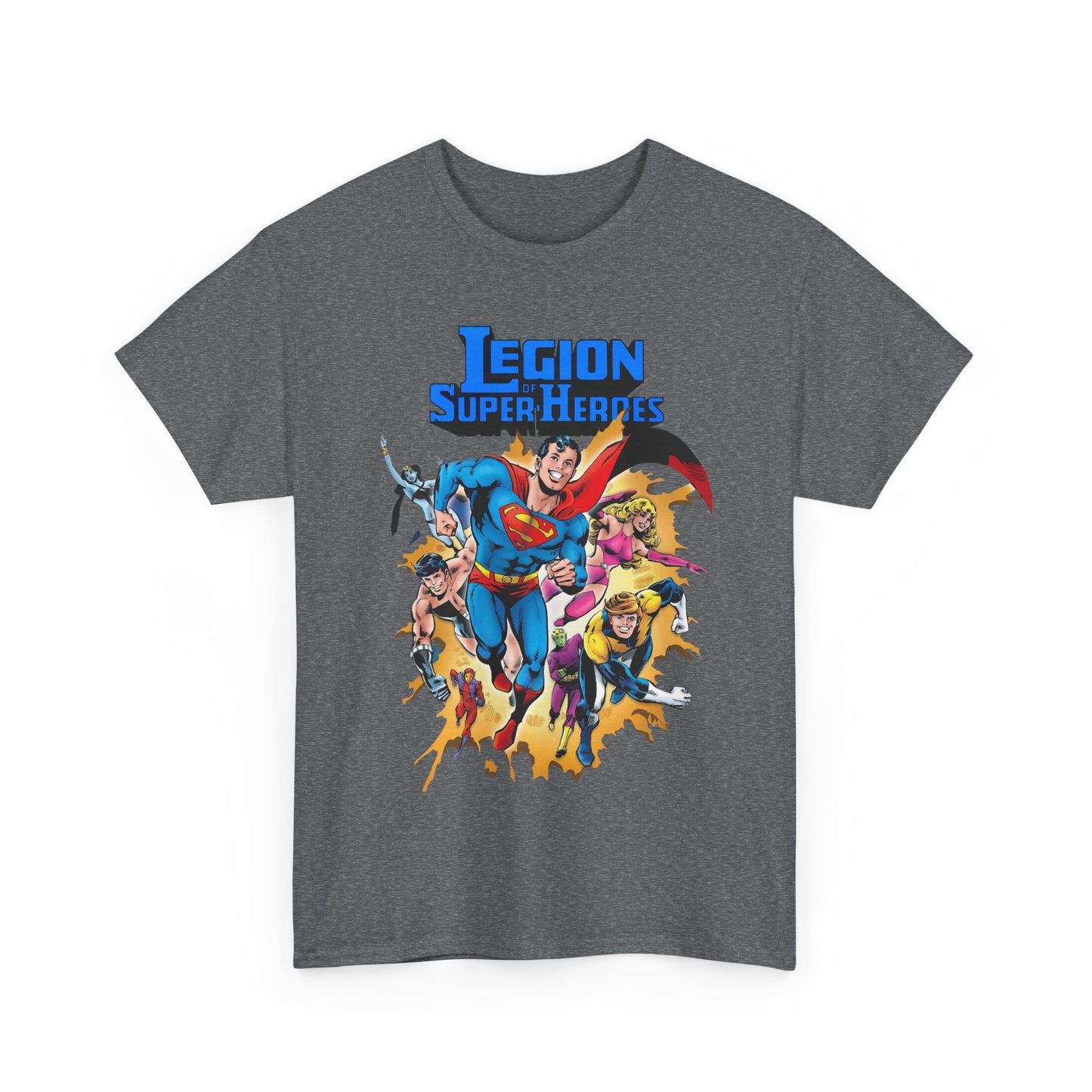 Superboy & Legion of Super-Heroes T-Shirt - Joe Staton Art - DC Comics