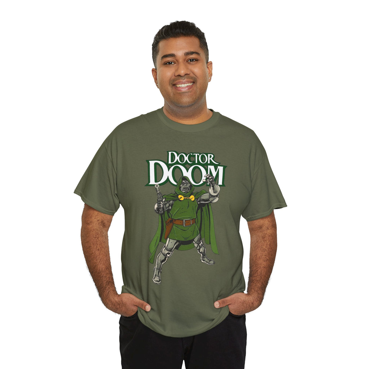 Doctor Doom T-Shirt - John Byrne Art - Fantastic Four Foe - Ruler of Latveria - 2026 Avengers Doomsday Movie - Marvel Comics