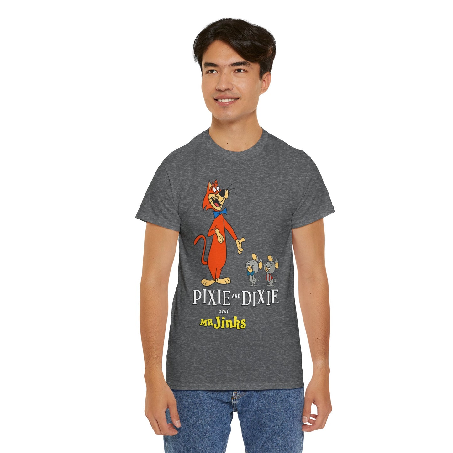 Pixie & Dixie & Mr Jinks T-Shirt - Classic Hanna-Barbera Saturday Morning Cartoon - I Hate Meeces to Pieces!