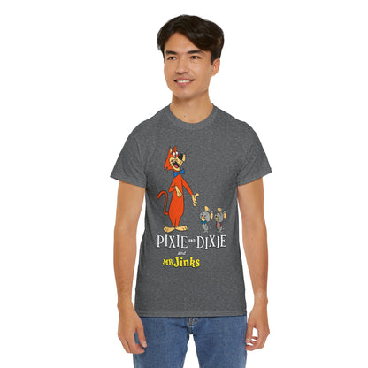 Pixie & Dixie & Mr Jinks T-Shirt - Classic Hanna-Barbera Saturday Morning Cartoon - I Hate Meeces to Pieces!