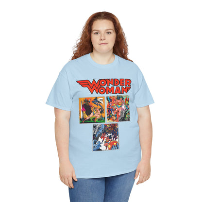 Wonder Woman T-Shirt - Ross Andru & Dick Giordano Art - Judgment in Infinity Story - Zatanna, Supergirl, Huntress, Power Girl, Raven, Wonder Girl, Starfire - DC Comics