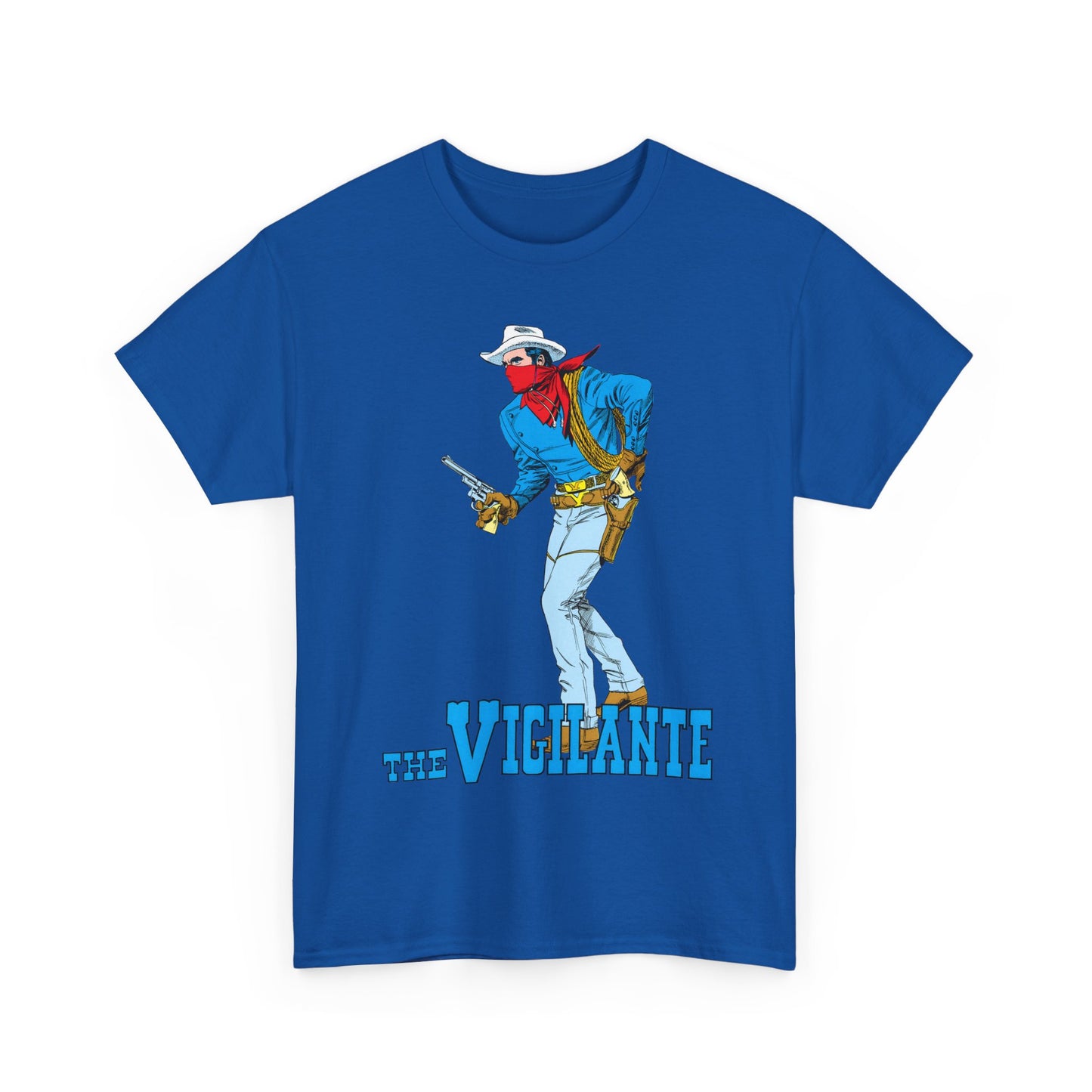 Vigilante T-Shirt - Gray Morrow Art - Seven Soldiers of Victory, All-Star Squadron Member - DC Comics