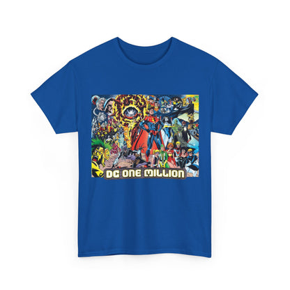 DC One Million T-Shirt - Phil Jimenez Art - Future Versions of Superman, Batman, Wonder Woman, Green Lantern, Flash - DC Comics