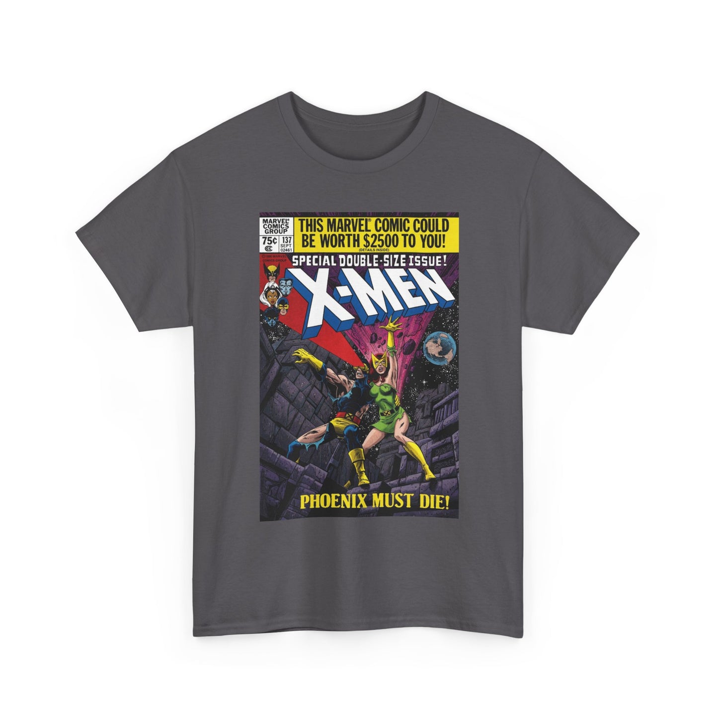 X-Men #137 T-Shirt - John Byrne Art - Cyclops & Phoenix - Marvel Comics