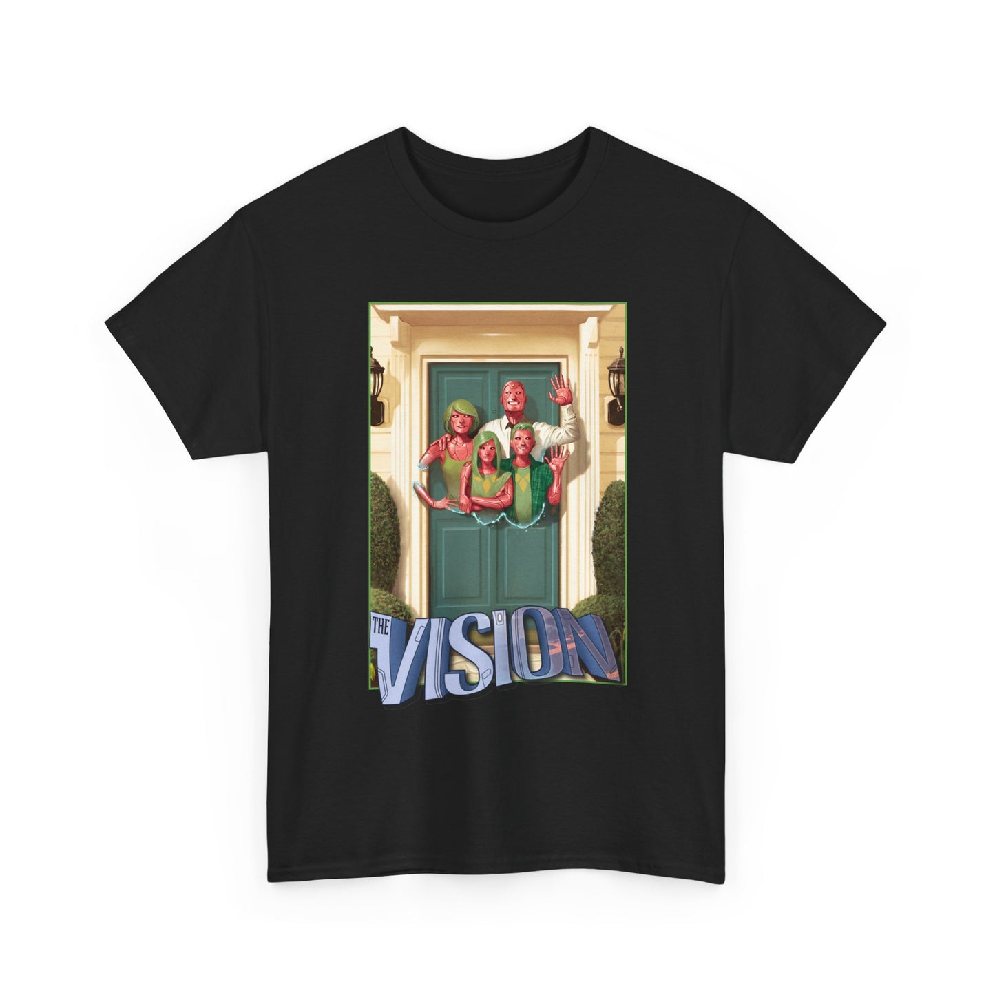 Vision T-Shirt - Mike Del Mundo Art - Avengers Member - The Visions Family - Tom King Story - Future MCU Series - Marvel Comics