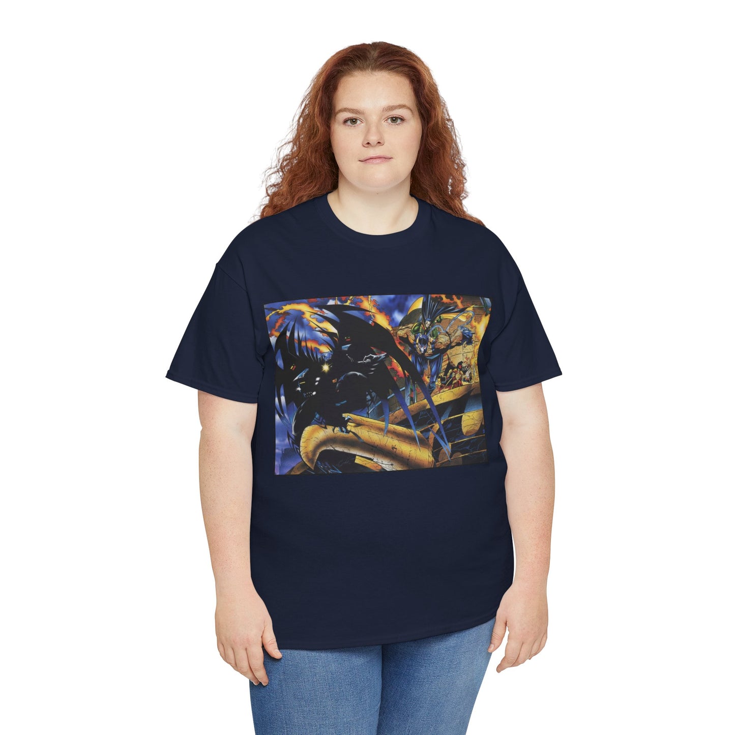 Batman Universe T-Shirt - Joe Quesada Art - 1990s Knightfall Era - Azrael, Robin, Bane - DC Comics