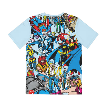 DC Comics Who's Who #2 Polyester Tee (All-Over Print) - George Perez Art - Batman
