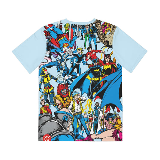 DC Comics Who's Who #2 Polyester Tee (All-Over Print) - George Perez Art - Batman