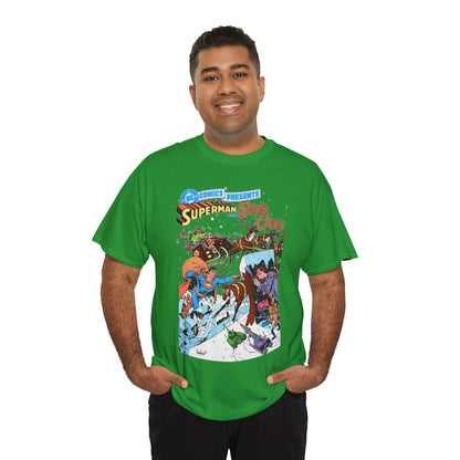 Superman & Santa Claus T-Shirt - José Luis García-López Art - DC Comics Presents #67 - Vs. Toyman