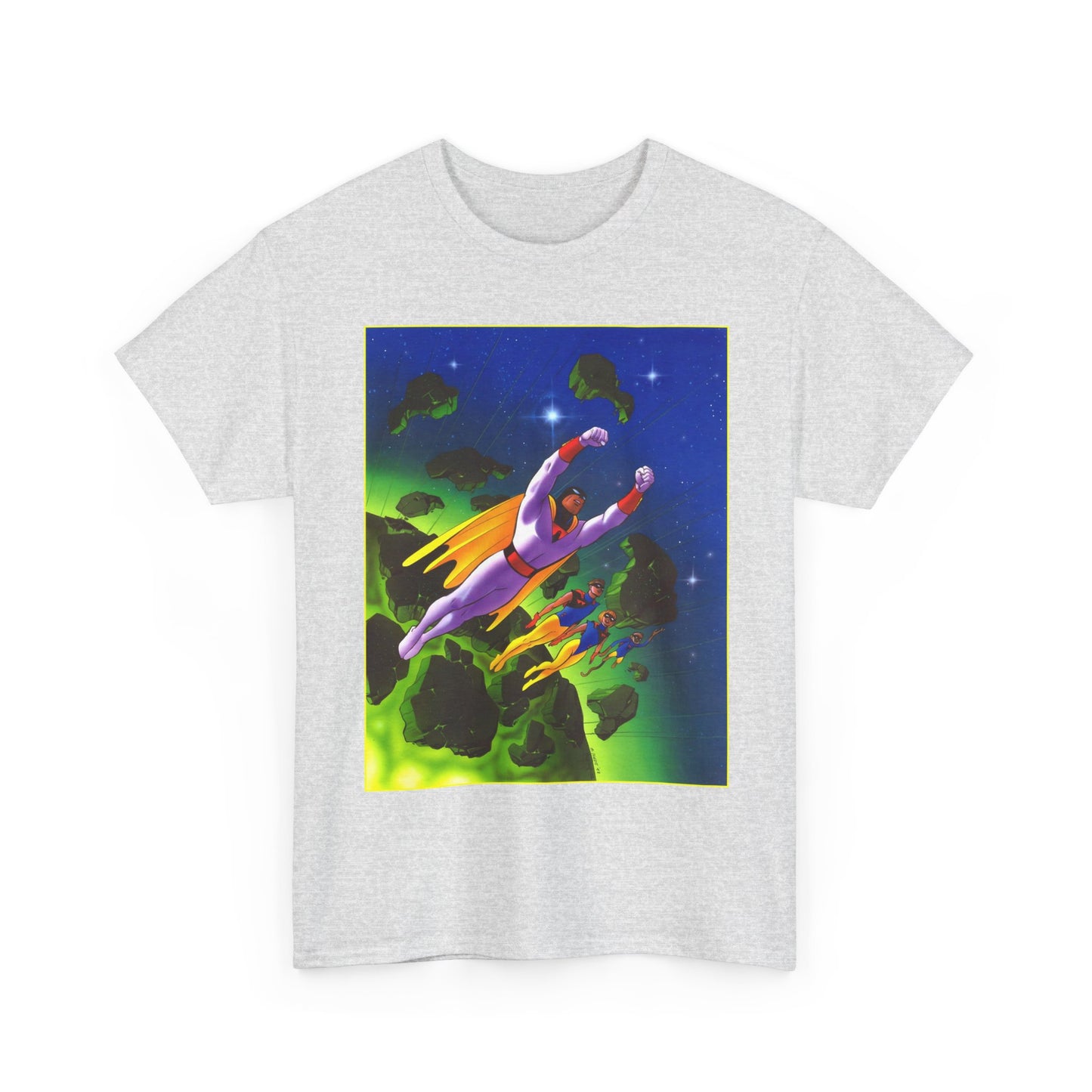 Space Ghost T-Shirt - Steve Rude Art - Jan, Jace, Blip - Gorgeous Art of 1960s Cartoon Icon