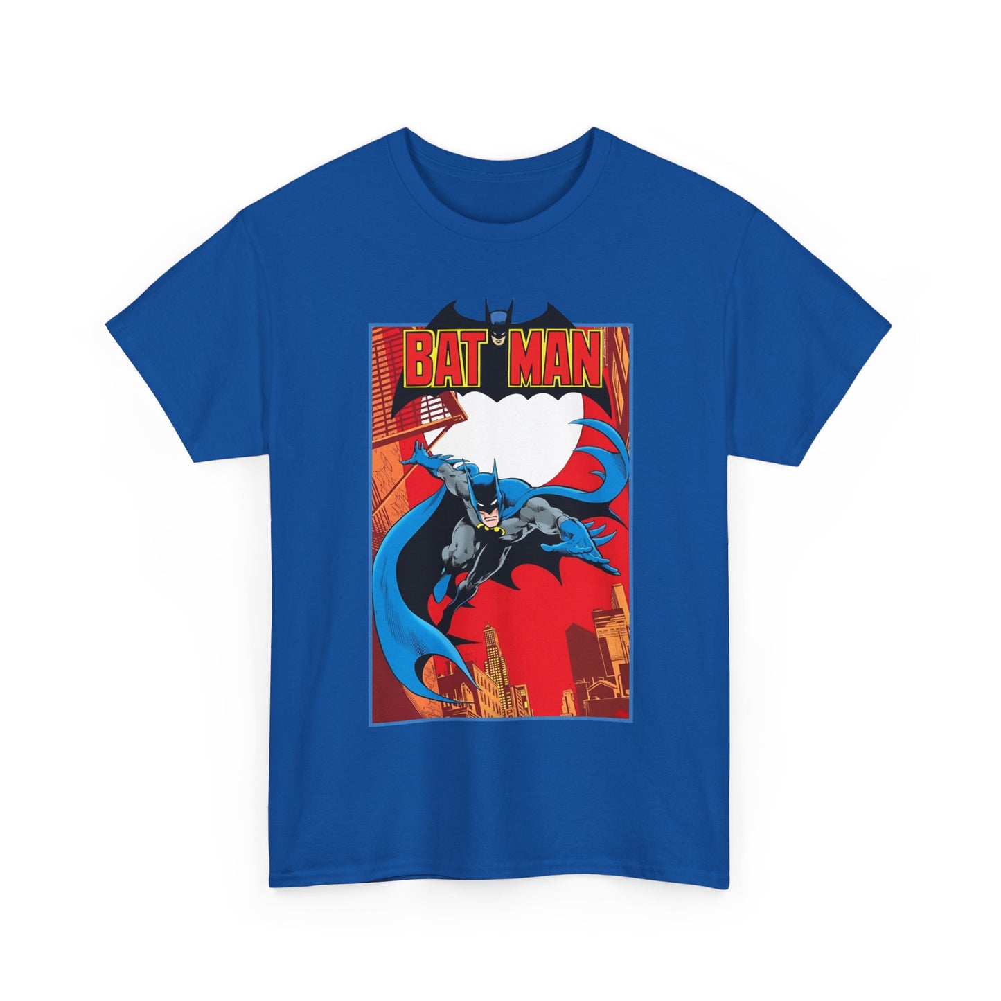 Batman T-Shirt - Jim Aparo Art - Untold Tales Cover - DC Comics Bronze Age - Batman Flying in Front of the Moon - Caped Crusader, Gotham City