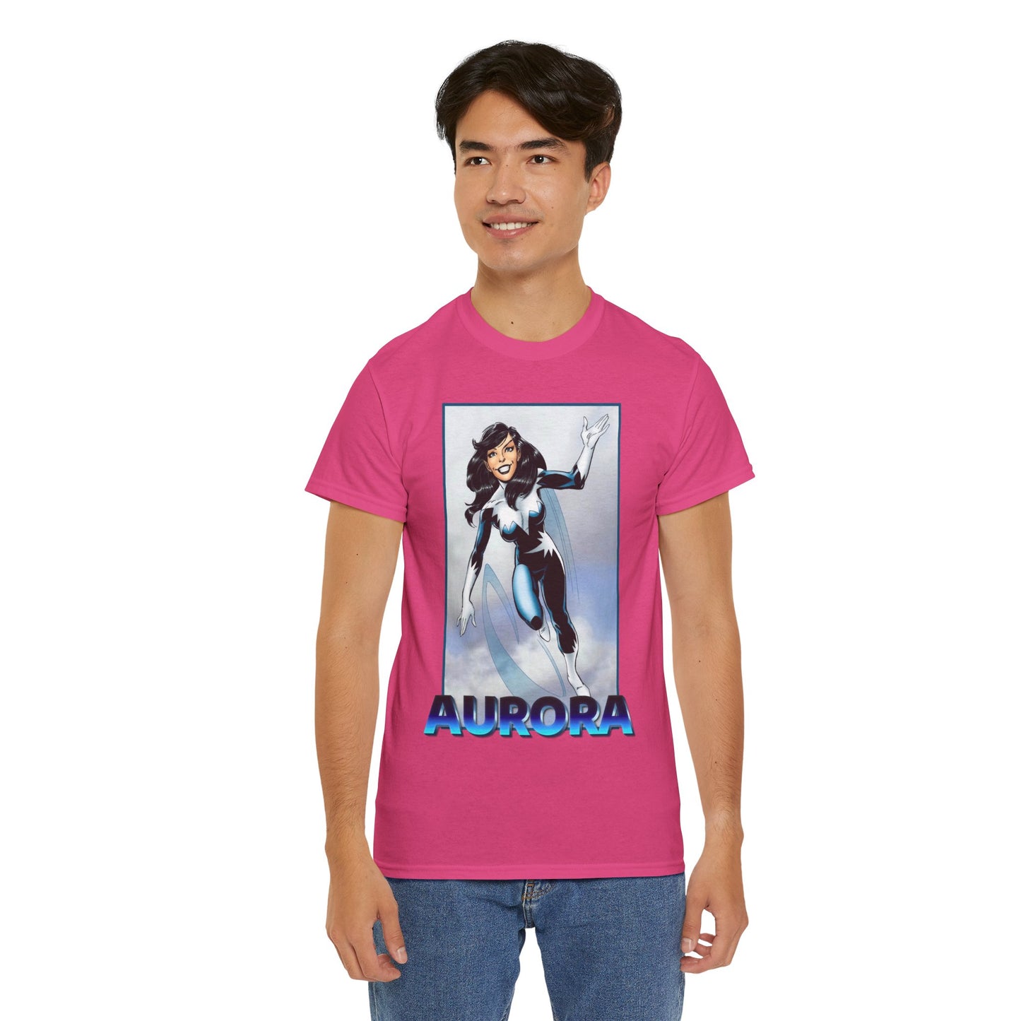 Aurora T-Shirt - John Byrne Art - Alpha Flight Member - Marvel Comics