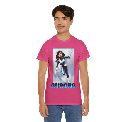 Aurora T-Shirt - John Byrne Art - Alpha Flight Member - Marvel Comics