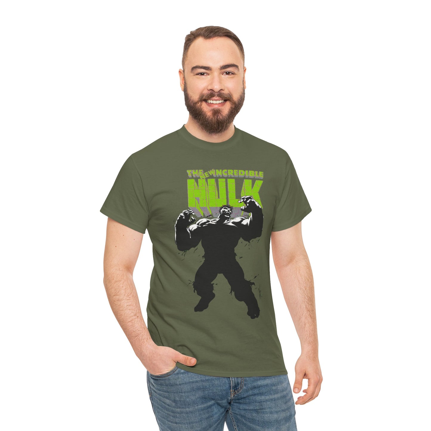 Incredible Hulk T-Shirt - Dale Keown Art - Bruce Banner, Gamma Radiation - Peter David 1990s Run - Marvel Comics