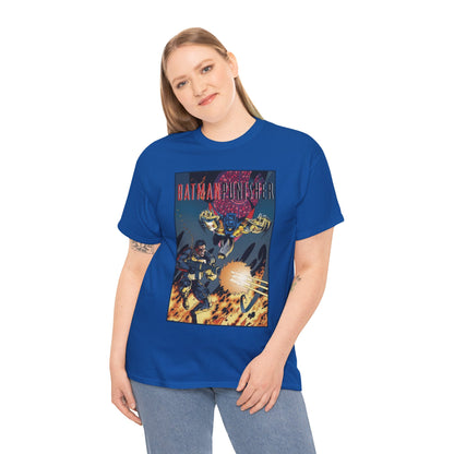 Batman/Punisher T-Shirt - Barry Kitson Art - Lake of Fire, AzBats - DC Comics/Marvel Comics
