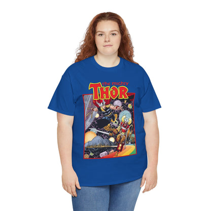 Mighty Thor T-Shirt - Walt Simonson Art - Asgard, Bifröst - God of Thunder - Marvel Comics