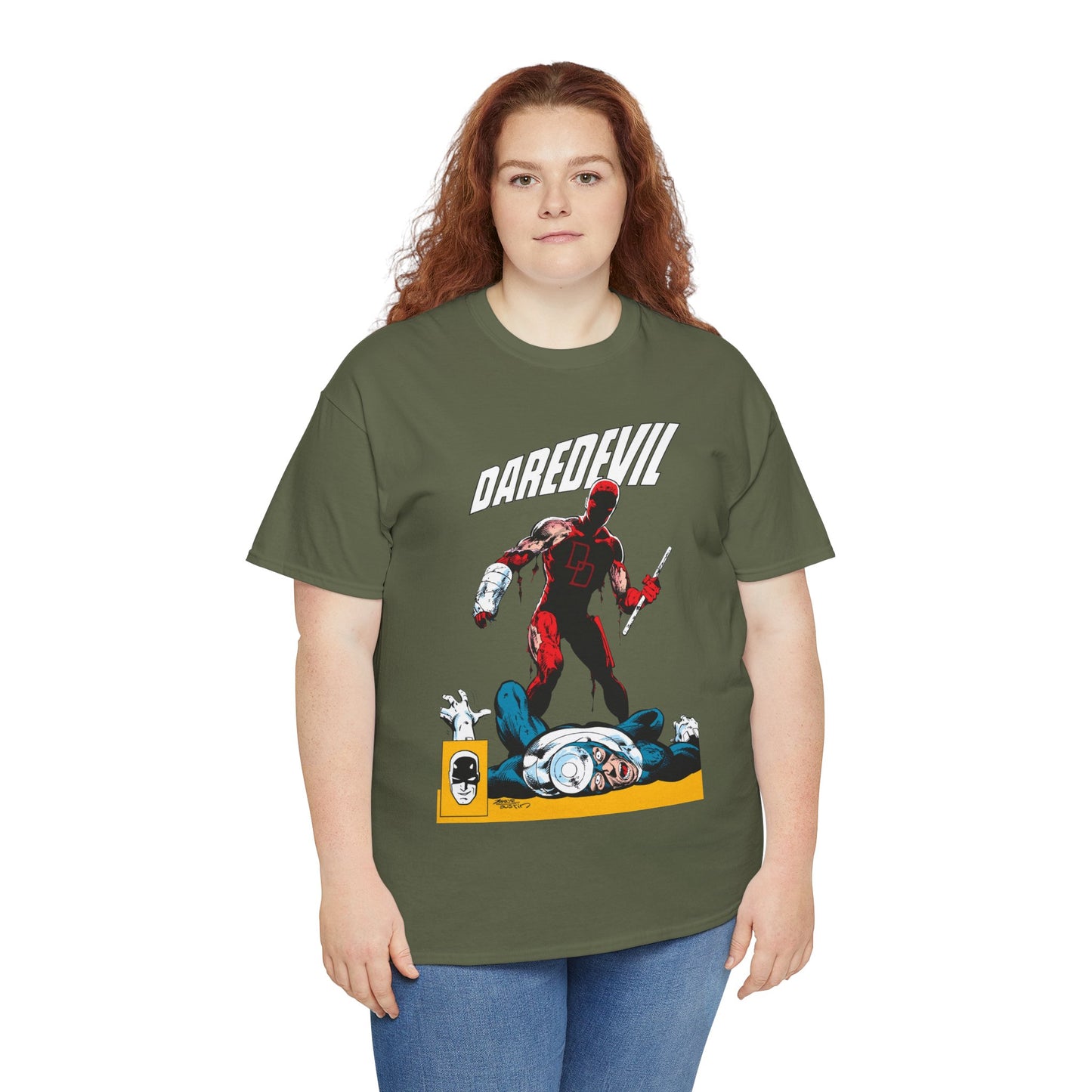 Daredevil T-Shirt - John Byrne Art - Marvel Comics - Bullseye - Matt Murdock, Man Without Fear