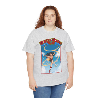 Wonder Woman T-Shirt - George Perez Art - Post-Crisis 1980s Retro Graphic - Themyscira - DC Comics