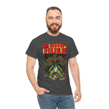 Savage She-Hulk & Man-Thing T-Shirt - Michael Golden Art - Marvel Comics