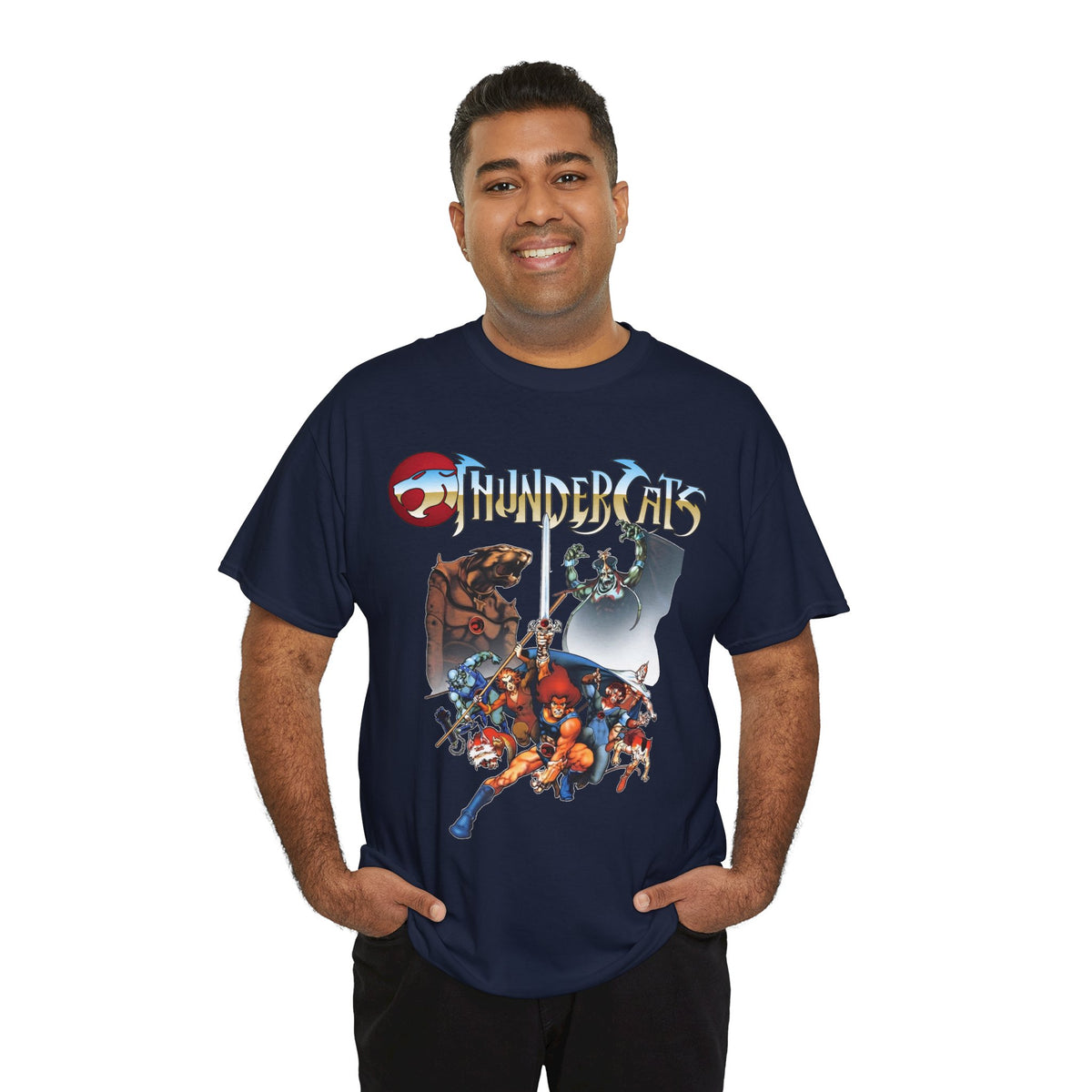 Thundercats T-Shirt - Lion-O, Panthro, Cheetara, Tygra, Snarf, WilyKit and WilyKat, Mumm-Ra