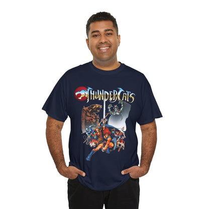 Thundercats T-Shirt - Lion-O, Panthro, Cheetara, Tygra, Snarf, WilyKit and WilyKat, Mumm-Ra