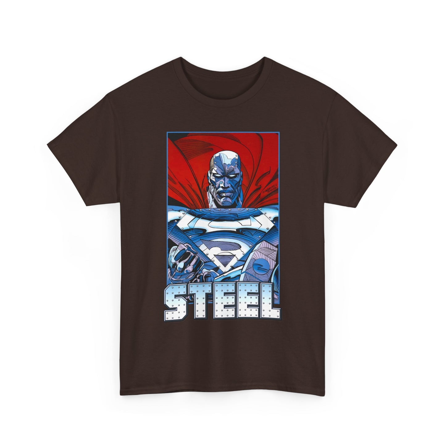 Steel T-Shirt - Superman Family - Reign of the Supermen - John Henry Irons - Steelworks - DC Comics