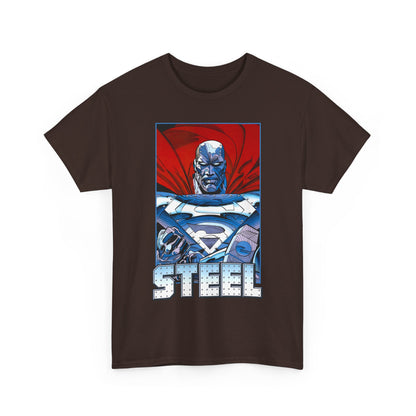 Steel T-Shirt - Superman Family - Reign of the Supermen - John Henry Irons - Steelworks - DC Comics
