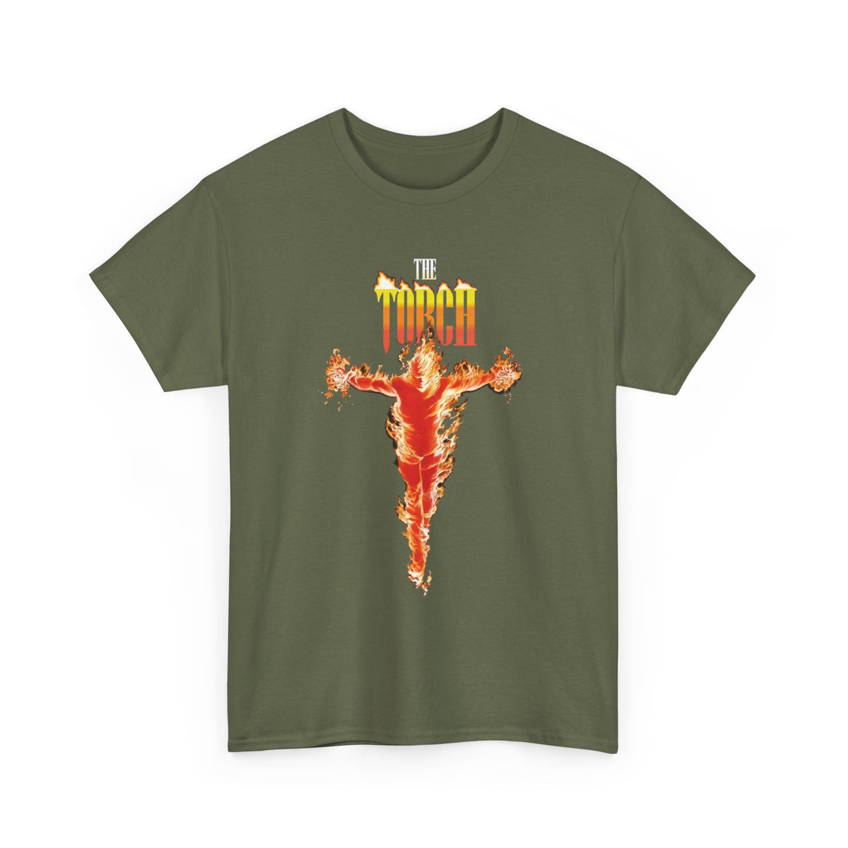 The Torch T-Shirt - Alex Ross Art - Golden Age Member of the Invaders - Marvel Comics
