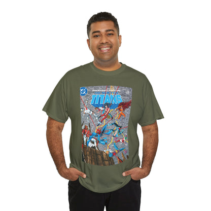 New Teen Titans T-Shirt - George Perez Art - Trigon the Terrible - DC Comics