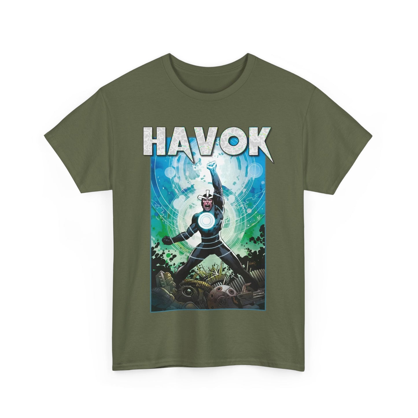 Havok T-Shirt - Greg Land Art - Alex Summers - X-Men, X-Factor Member & Leader - Mutant Hero - Brother to Scott Summers, Cyclops - Marvel Comics