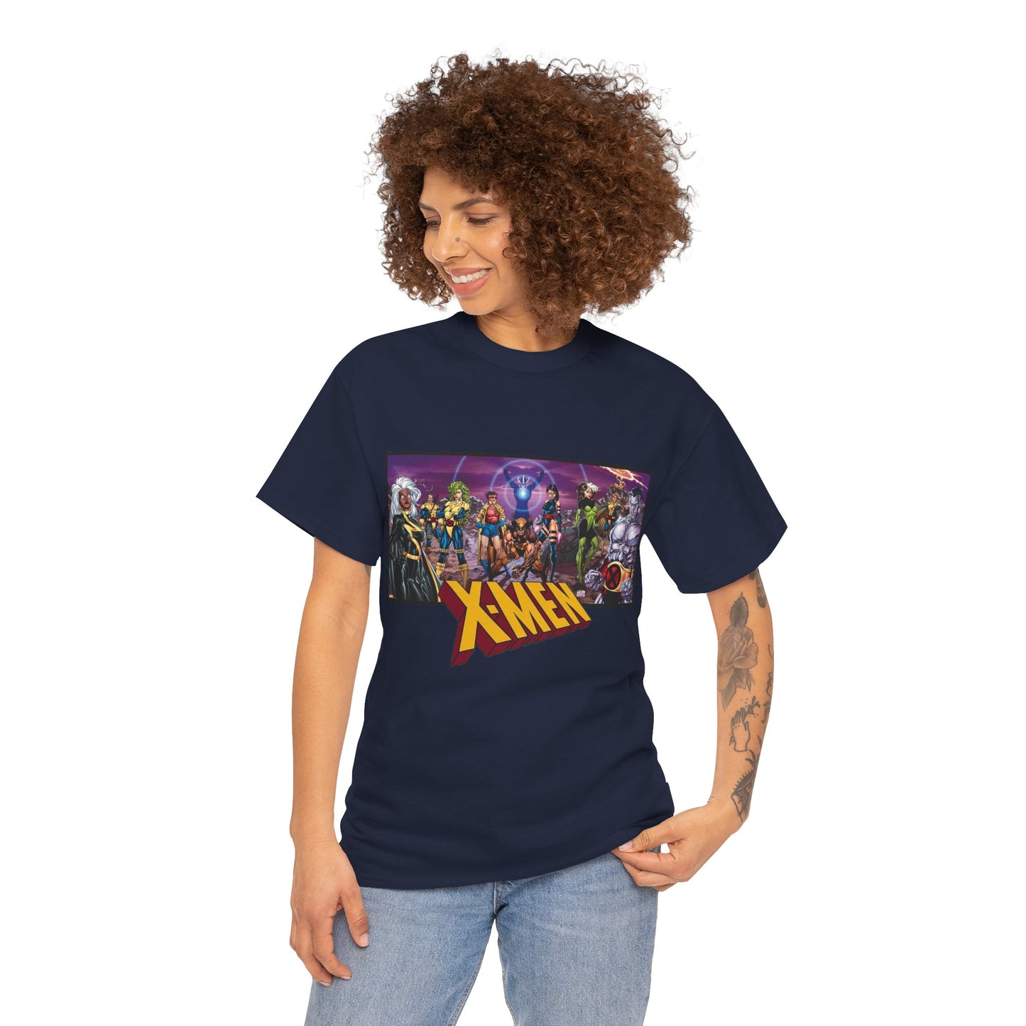 X-Men T-Shirt - Jim Lee Art - Wolverine, Storm, Colossus, Psylocke, Rogue, Forge - Marvel Comics