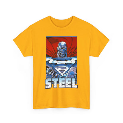 Steel T-Shirt - Superman Family - Reign of the Supermen - John Henry Irons - Steelworks - DC Comics