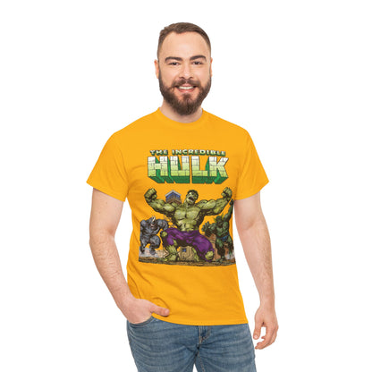 Incredible Hulk T-Shirt - Classic John Byrne Art - Rhino, Abomination - Marvel Comics - Bruce Banner