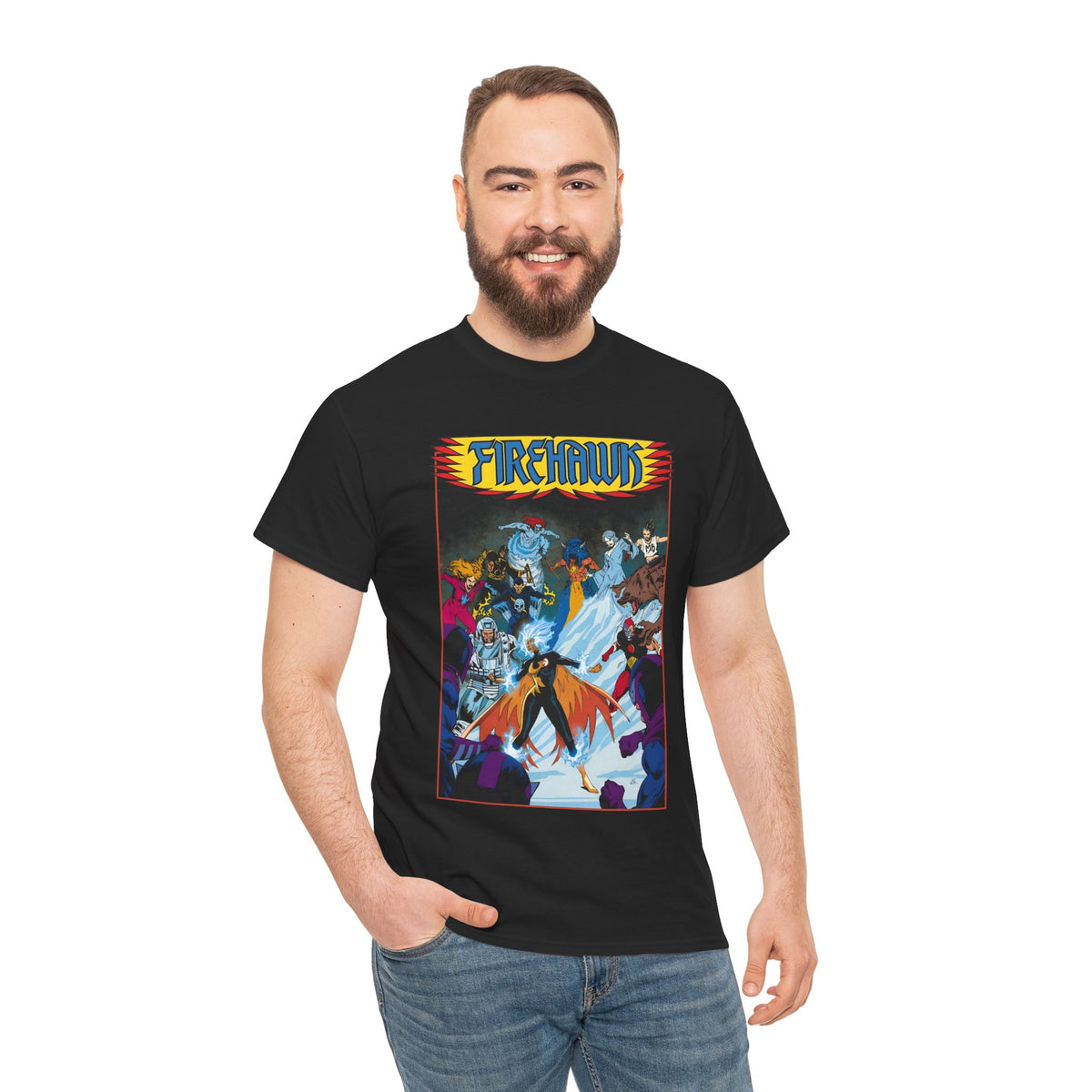 Firehawk T-Shirt - Rafael de Latorre Art - Fury of Firestorm Cover Art - DC Comics