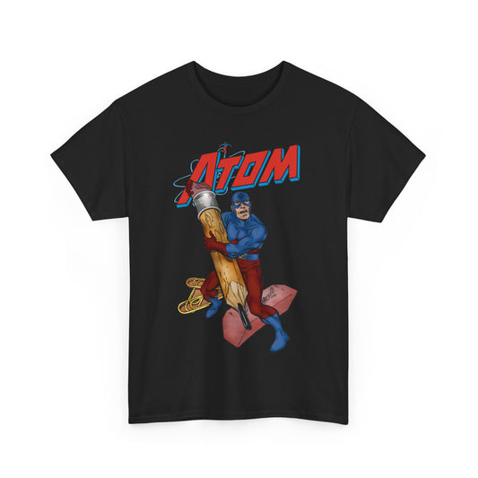 Atom T-Shirt - John Byrne Art - Ray Palmer, Justice League Member - Professor at Ivy University - DC Comics