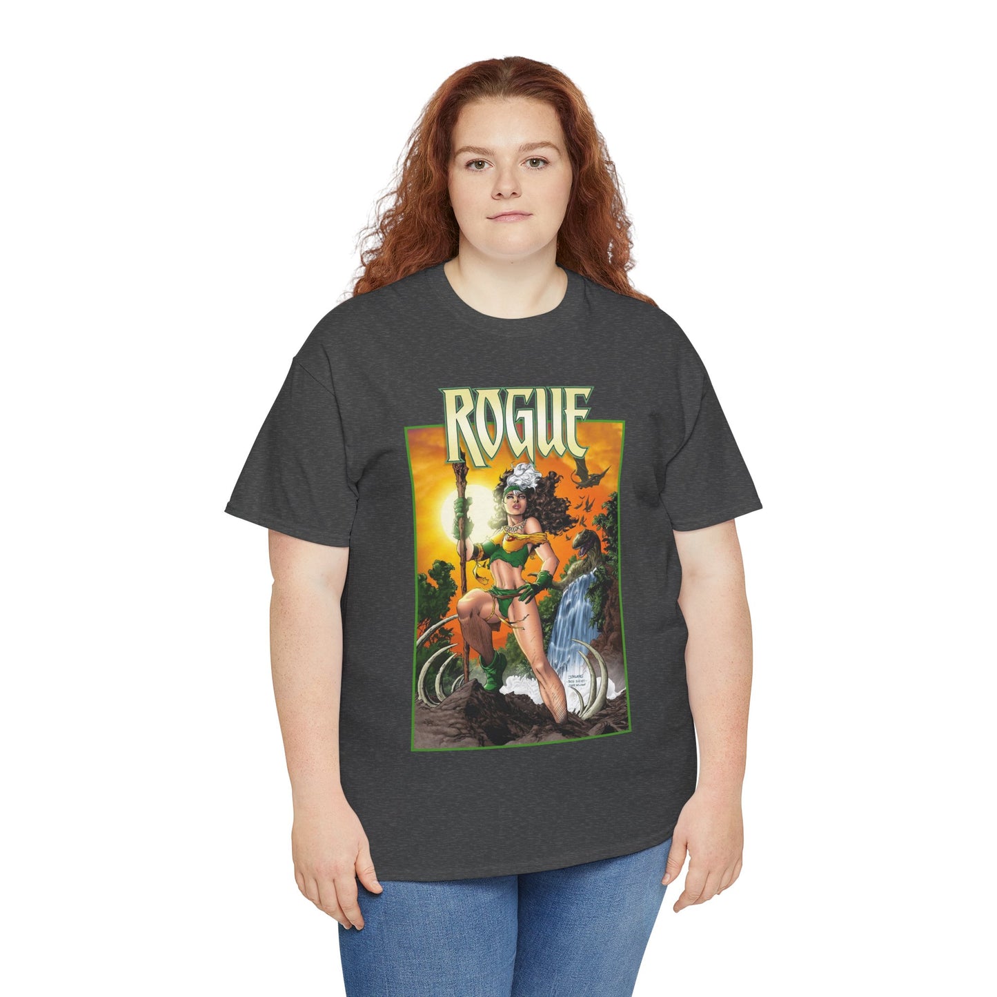 Rogue T-Shirt - Jim Lee Art - X-Men Mutant Member & Leader - Savage Land - 1990s Story - Marvel Comics