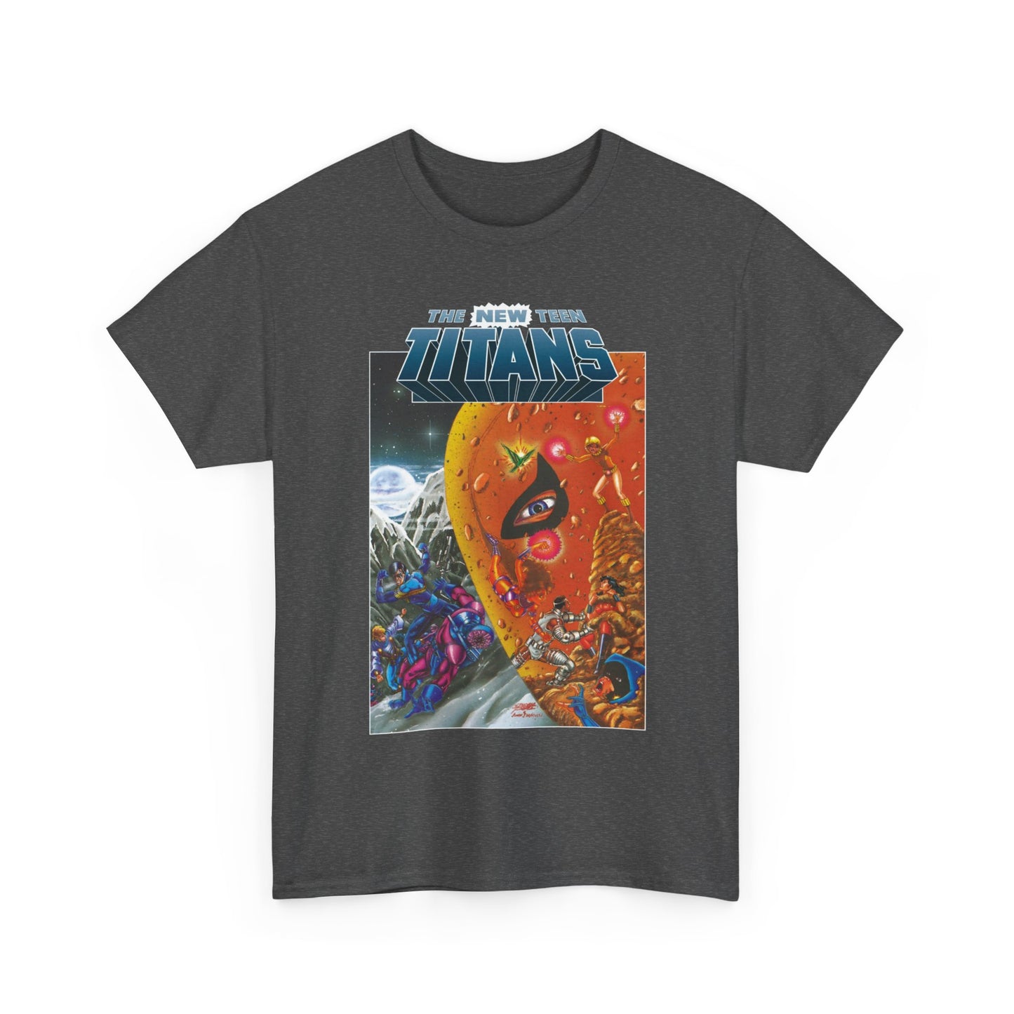New Teen Titans T-Shirt - George Perez Art - Judas Contract - Deathstroke, Nightwing, Terra, Jericho, Raven, Cyborg, Wonder Girl - DC Comics